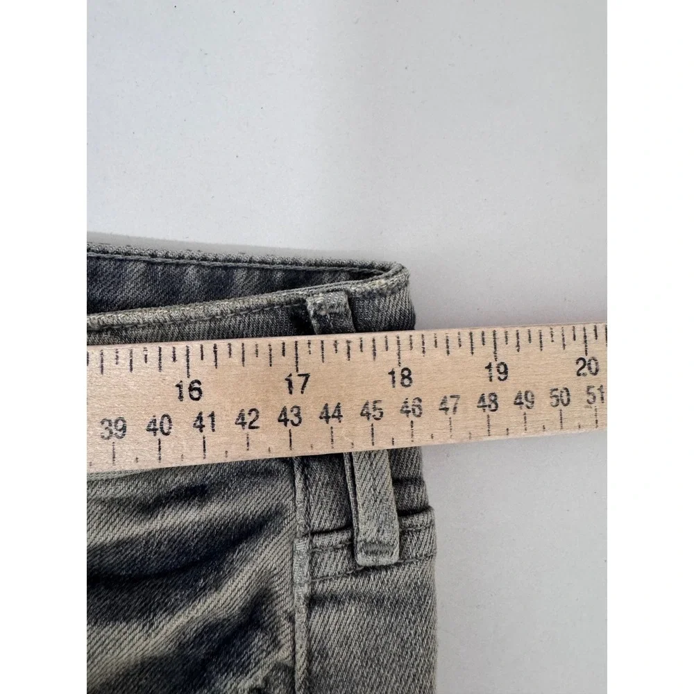 VAYDER Tapered fit Jeans distressed color‎ powers stretchy street punk Y2K sz 34